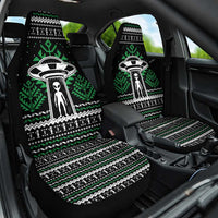 Alien Christmas Car Seat Cover Xmas Holiday Patterns - Wonder Print Shop