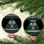 Alien Christmas Ceramic Ornament Xmas Holiday Patterns - Wonder Print Shop