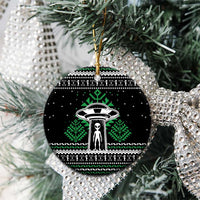 Alien Christmas Ceramic Ornament Xmas Holiday Patterns - Wonder Print Shop