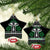 Alien Christmas Ceramic Ornament Xmas Holiday Patterns - Wonder Print Shop
