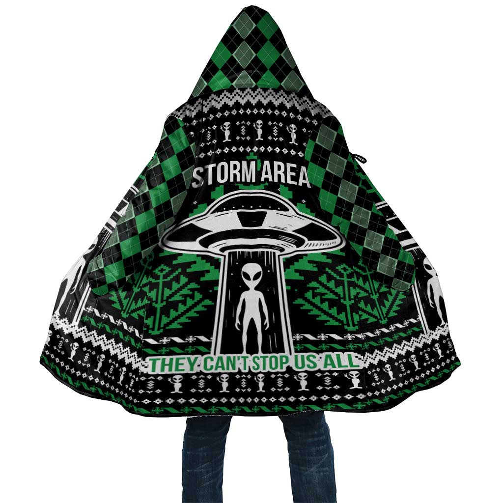 Alien Christmas Cloak Xmas Holiday Patterns - Wonder Print Shop