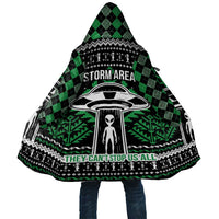 Alien Christmas Cloak Xmas Holiday Patterns - Wonder Print Shop