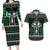 Alien Christmas Couples Matching Long Sleeve Bodycon Dress and Hawaiian Shirt Xmas Holiday Patterns - Wonder Print Shop