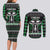 Alien Christmas Couples Matching Long Sleeve Bodycon Dress and Long Sleeve Button Shirt Xmas Holiday Patterns - Wonder Print Shop