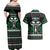 Alien Christmas Couples Matching Off Shoulder Maxi Dress and Hawaiian Shirt Xmas Holiday Patterns - Wonder Print Shop