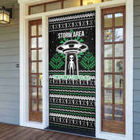 Alien Christmas Door Cover Xmas Holiday Patterns - Wonder Print Shop