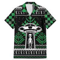 Alien Christmas Family Matching Mermaid Dress and Hawaiian Shirt Xmas Holiday Patterns - Wonder Print Shop