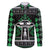 Alien Christmas Family Matching Off The Shoulder Long Sleeve Dress and Hawaiian Shirt Xmas Holiday Patterns - Wonder Print Shop