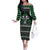 Alien Christmas Family Matching Off The Shoulder Long Sleeve Dress and Hawaiian Shirt Xmas Holiday Patterns - Wonder Print Shop