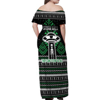 Alien Christmas Family Matching Off Shoulder Maxi Dress and Hawaiian Shirt Xmas Holiday Patterns - Wonder Print Shop