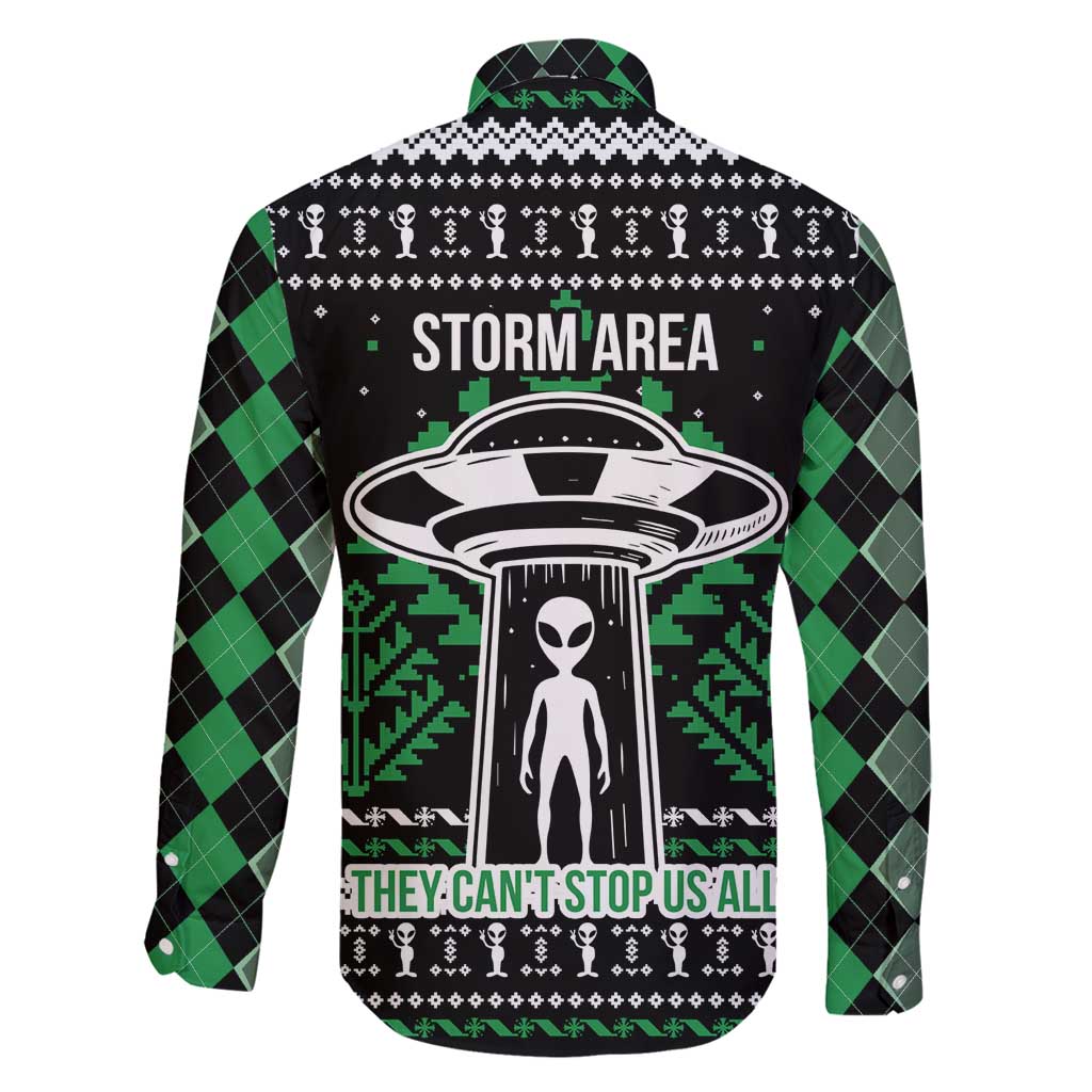Alien Christmas Family Matching Puletasi and Hawaiian Shirt Xmas Holiday Patterns - Wonder Print Shop