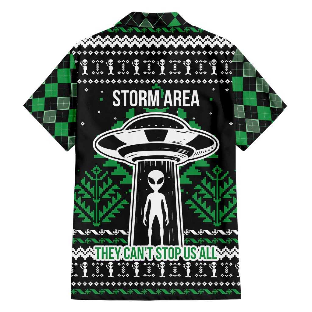 Alien Christmas Family Matching Summer Maxi Dress and Hawaiian Shirt Xmas Holiday Patterns - Wonder Print Shop