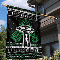 Alien Christmas Garden Flag Xmas Holiday Patterns - Wonder Print Shop
