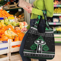 Alien Christmas Grocery Bag Xmas Holiday Patterns - Wonder Print Shop