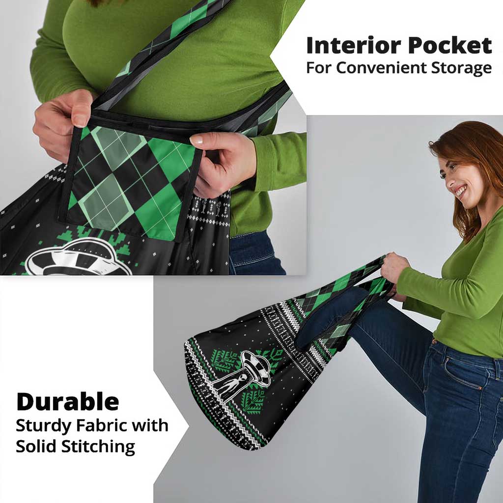 Alien Christmas Grocery Bag Xmas Holiday Patterns - Wonder Print Shop