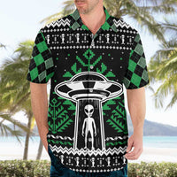 Alien Christmas Hawaiian Shirt Xmas Holiday Patterns - Wonder Print Shop