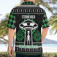 Alien Christmas Hawaiian Shirt Xmas Holiday Patterns - Wonder Print Shop