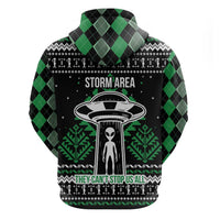Alien Christmas Hoodie Xmas Holiday Patterns - Wonder Print Shop