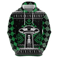 Alien Christmas Hoodie Xmas Holiday Patterns - Wonder Print Shop