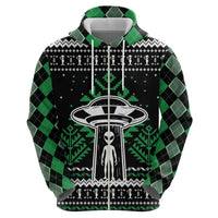 Alien Christmas Hoodie Xmas Holiday Patterns - Wonder Print Shop