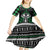 Alien Christmas Kid Short Sleeve Dress Xmas Holiday Patterns - Wonder Print Shop
