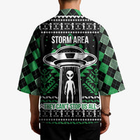 Alien Christmas Kimono Xmas Holiday Patterns - Wonder Print Shop