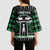 Alien Christmas Kimono Sleeve Blouse Xmas Holiday Patterns - Wonder Print Shop