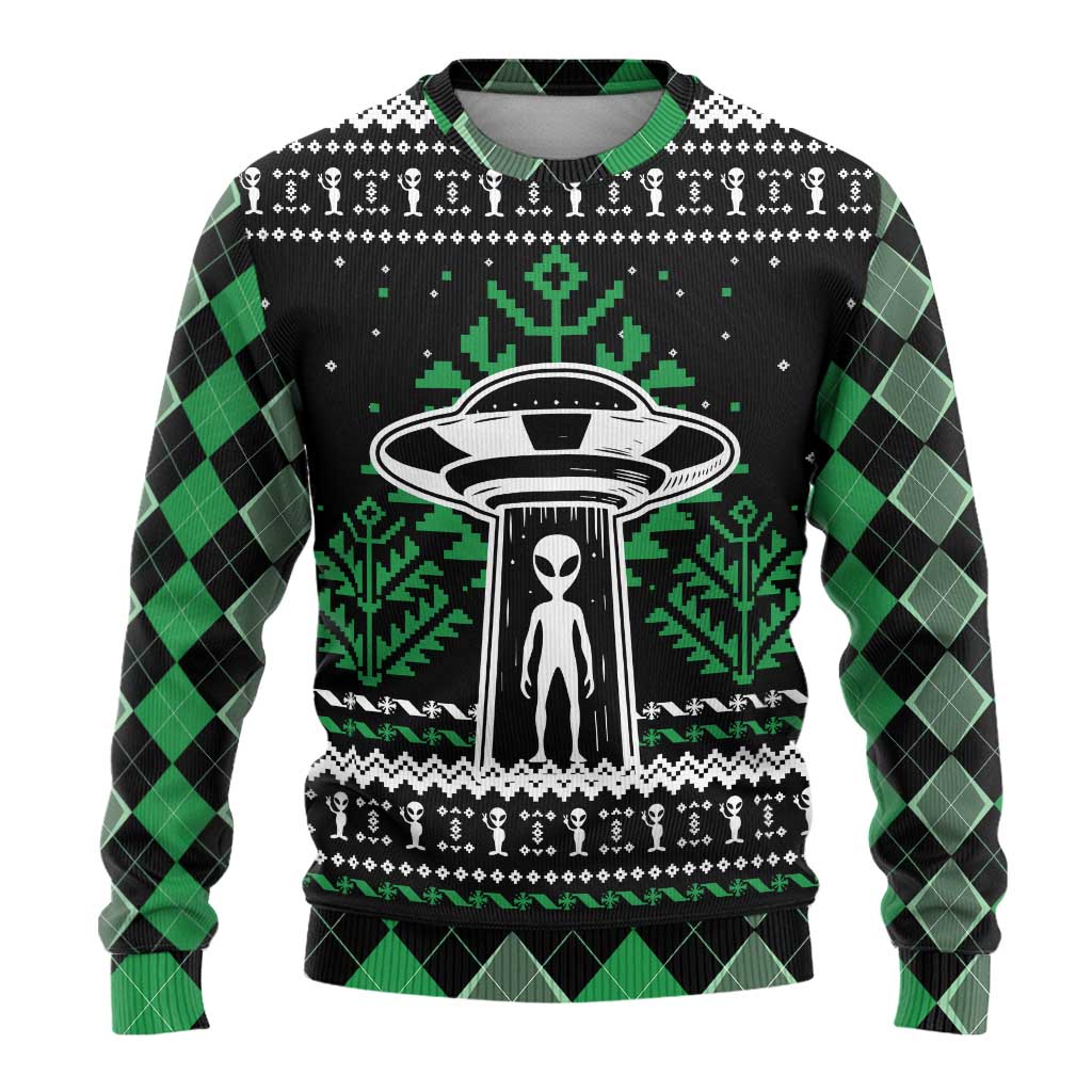 Alien Christmas Ugly Christmas Sweater Xmas Holiday Patterns - Wonder Print Shop