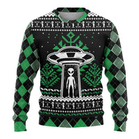 Alien Christmas Ugly Christmas Sweater Xmas Holiday Patterns - Wonder Print Shop