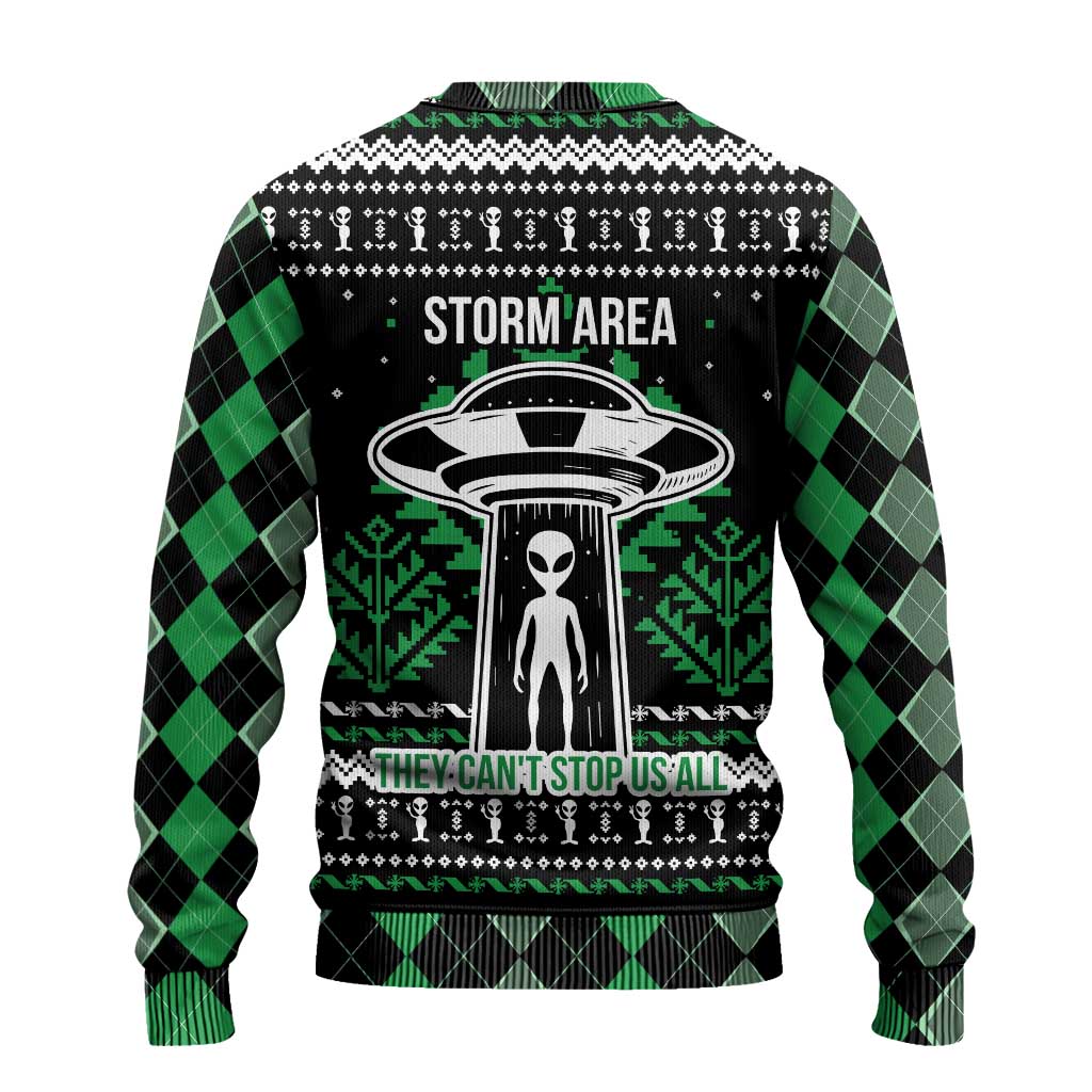 Alien Christmas Ugly Christmas Sweater Xmas Holiday Patterns - Wonder Print Shop