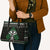 Alien Christmas Leather Bag Xmas Holiday Patterns - Wonder Print Shop