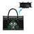 Alien Christmas Leather Bag Xmas Holiday Patterns - Wonder Print Shop