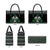 Alien Christmas Leather Bag Xmas Holiday Patterns - Wonder Print Shop