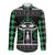 Alien Christmas Long Sleeve Button Shirt Xmas Holiday Patterns - Wonder Print Shop
