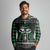 Alien Christmas Long Sleeve Polo Shirt Xmas Holiday Patterns - Wonder Print Shop