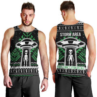 Alien Christmas Men Tank Top Xmas Holiday Patterns - Wonder Print Shop