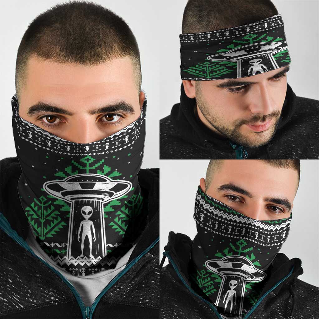 Alien Christmas Neck Gaiter Xmas Holiday Patterns - Wonder Print Shop