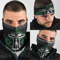 Alien Christmas Neck Gaiter Xmas Holiday Patterns - Wonder Print Shop