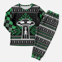 Alien Christmas Pajama Set Xmas Holiday Patterns - Wonder Print Shop