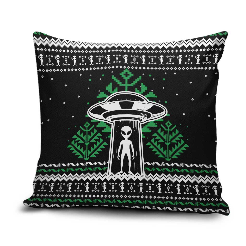 Alien Christmas Pillow Cover Xmas Holiday Patterns - Wonder Print Shop