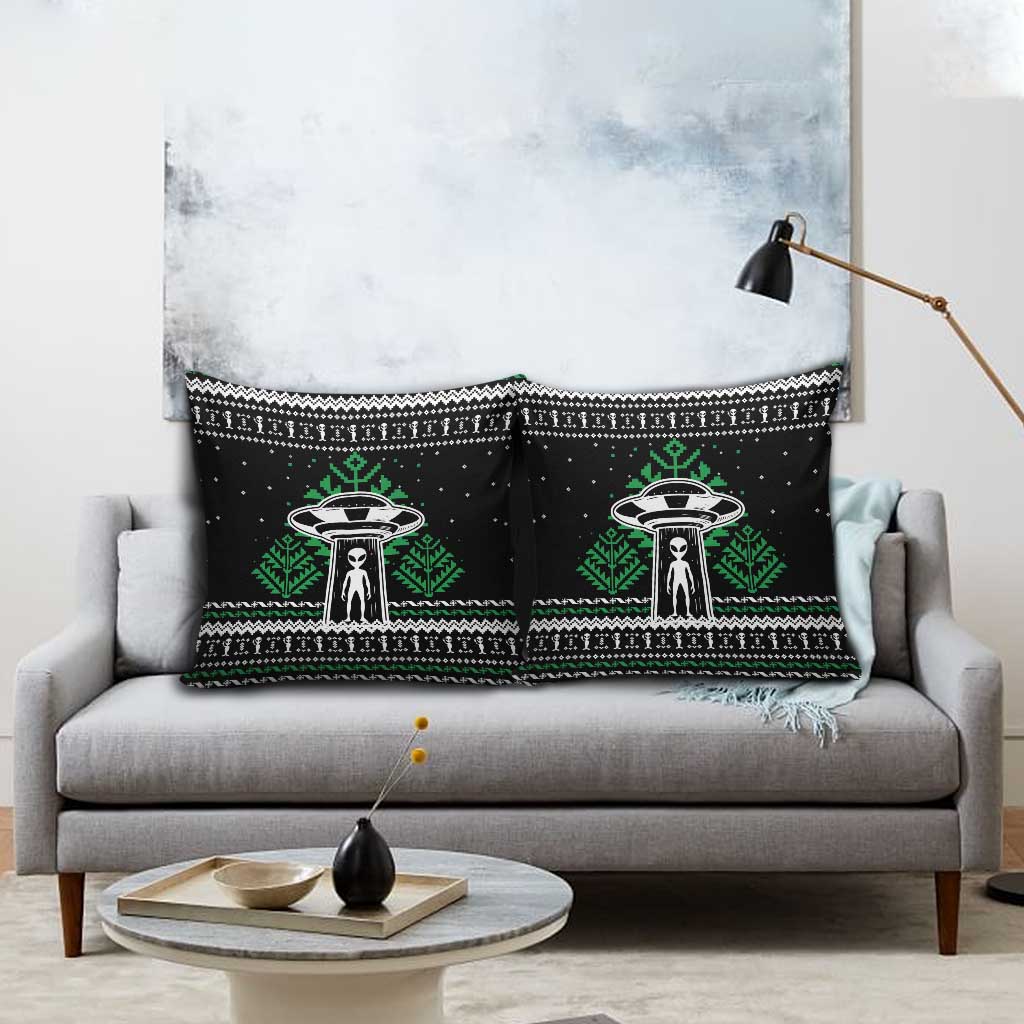 Alien Christmas Pillow Cover Xmas Holiday Patterns - Wonder Print Shop