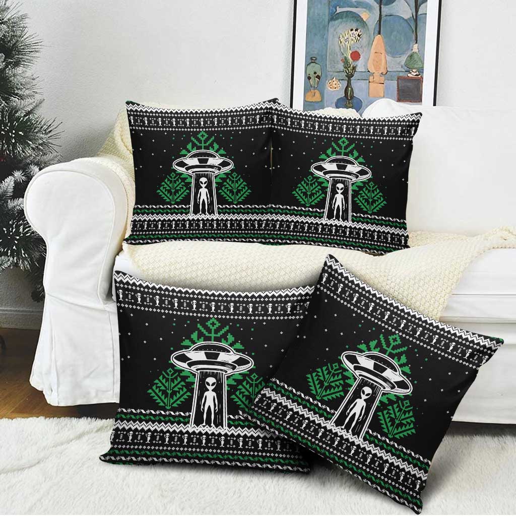 Alien Christmas Pillow Cover Xmas Holiday Patterns - Wonder Print Shop