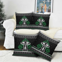 Alien Christmas Pillow Cover Xmas Holiday Patterns - Wonder Print Shop