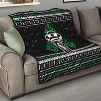Alien Christmas Quilt Xmas Holiday Patterns - Wonder Print Shop