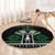 Alien Christmas Round Carpet Xmas Holiday Patterns - Wonder Print Shop