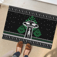 Alien Christmas Rubber Doormat Xmas Holiday Patterns - Wonder Print Shop