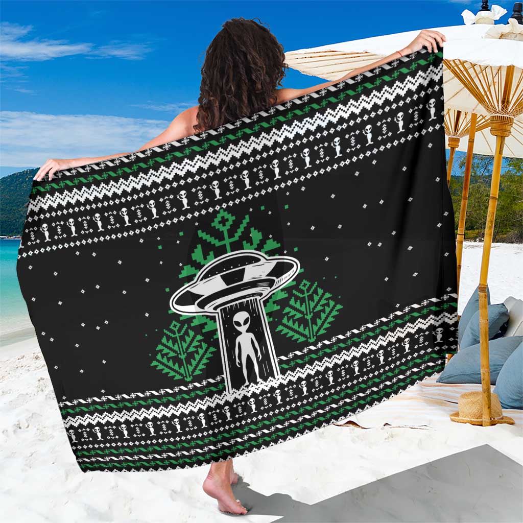 Alien Christmas Sarong Xmas Holiday Patterns - Wonder Print Shop