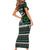 Alien Christmas Short Sleeve Bodycon Dress Xmas Holiday Patterns - Wonder Print Shop