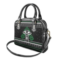 Alien Christmas Shoulder Handbag Xmas Holiday Patterns - Wonder Print Shop