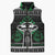 Alien Christmas Sleeveless Puffer Jacket Xmas Holiday Patterns - Wonder Print Shop